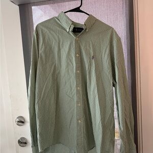 Ralph Lauren Green Plaid Men's Shirt